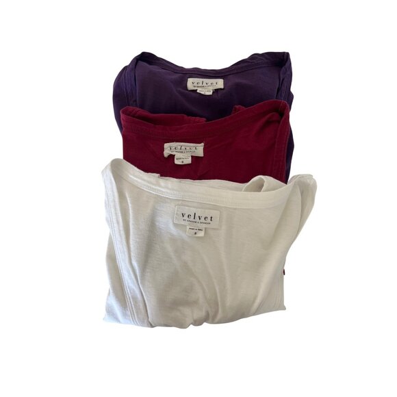 Bundle of 3 Velvet by Graham & Spencer Tops - Picture 1 of 11